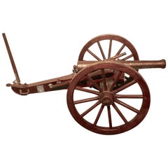 Handmade Replica of an 19th Century Napoleonic Cannon