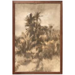 Oil on Canvas of the Skoura Oasis, Morocco