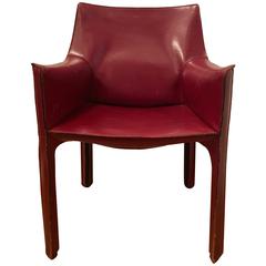 Mario Bellini Leather Cab Chair