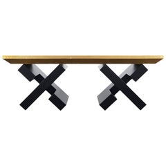 Vintage Gold Leaf Console Table by John Patton Duval