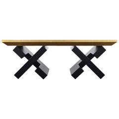 Vintage Gold Leaf Console Table by John Patton Duval 11