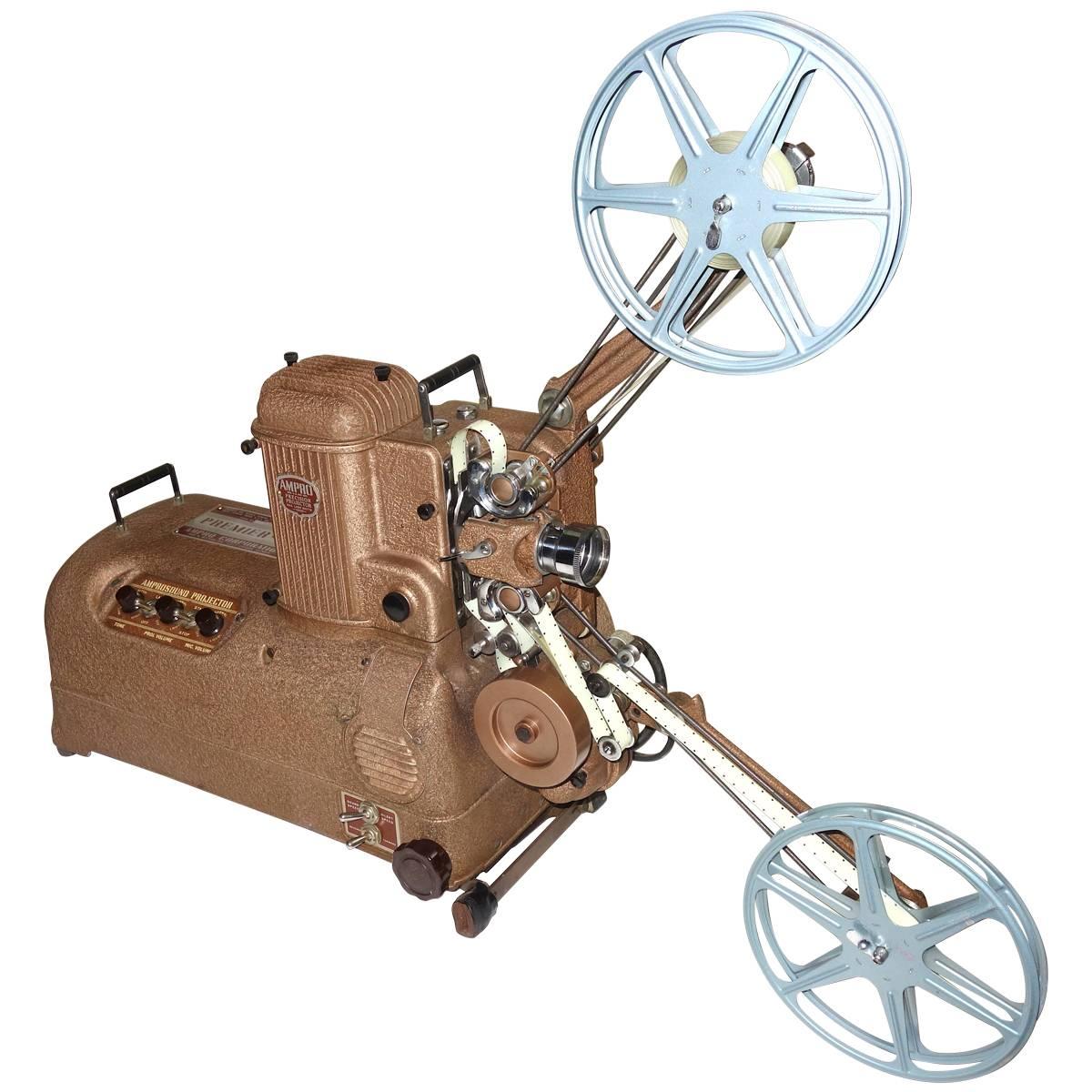 Cinema Projector, Fab Sculpture Display Movie Artifact, circa 1940s For Sale