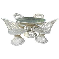 Unique Mid-Century Modern Russell Woodard Spun Fiberglass Patio Set 3
