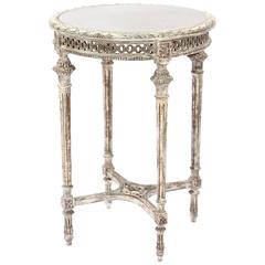 19th Century Louis XVI Occasional Table with Mirrored Top