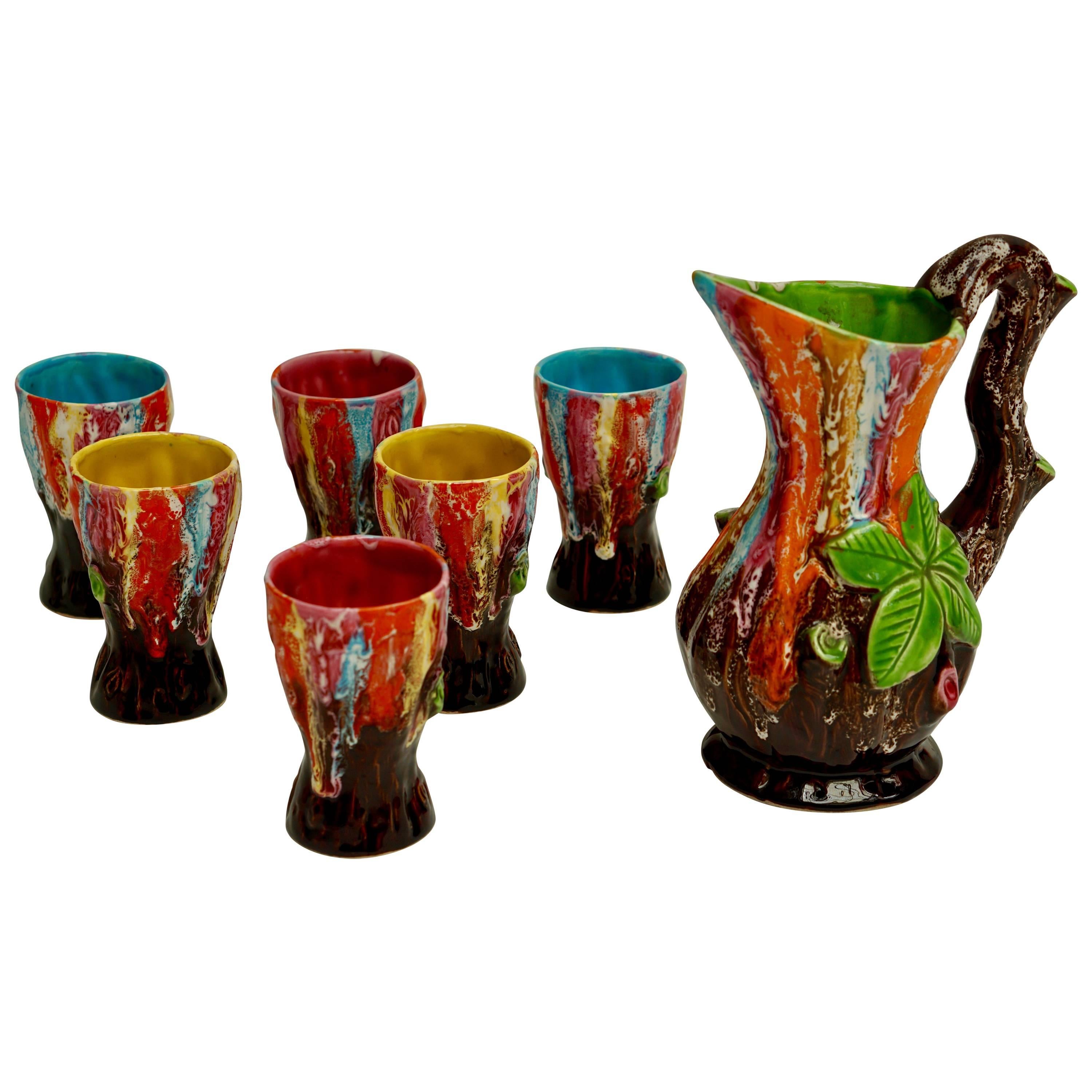 Vallauris Ceramic Drinking Set