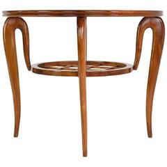Mid-Century Italian Beech Coffee Table, 1950s 3