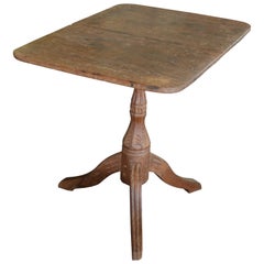 Used Andrianna Shamaris Teak Wood Colonial Side Table