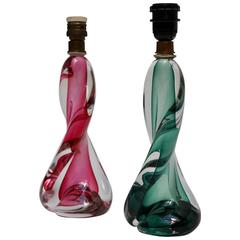 Pair of Murano Glass Table Lamps 2