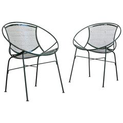 Pair of Maurizio Tempestini for Salterini Hoop Lounge Chairs
