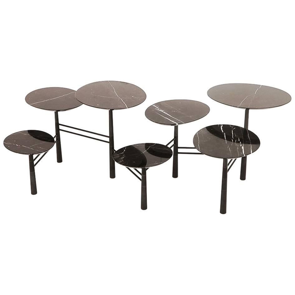 Mesa de centro Pebble de Nada Debs, Mesa de centro de mármol contemporánea