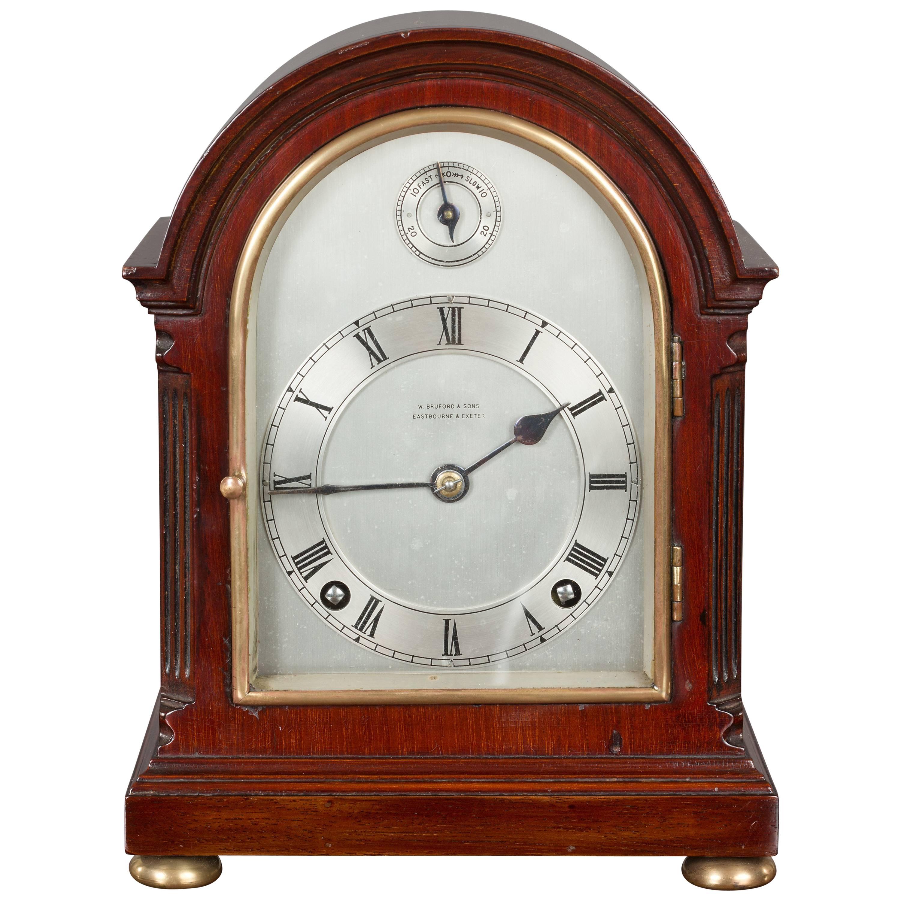 Edwardian Westminster Chiming Mantel Clock For Sale