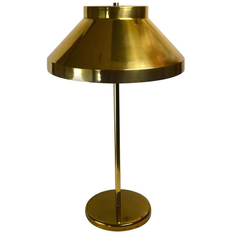 Rare Brass Paul Mayen for Habitat Table Lamp For Sale at 1stdibs