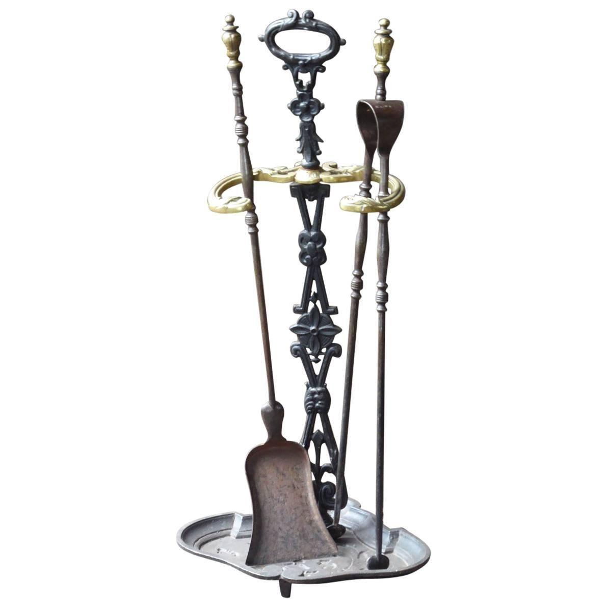 19th Century French Fireplace Tools