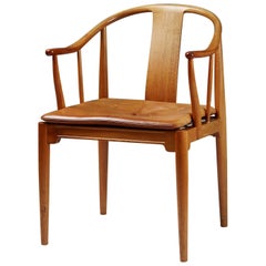 China Chair Designed by Hans J. Wegner for Fritz Hansen, Denmark, 1980s