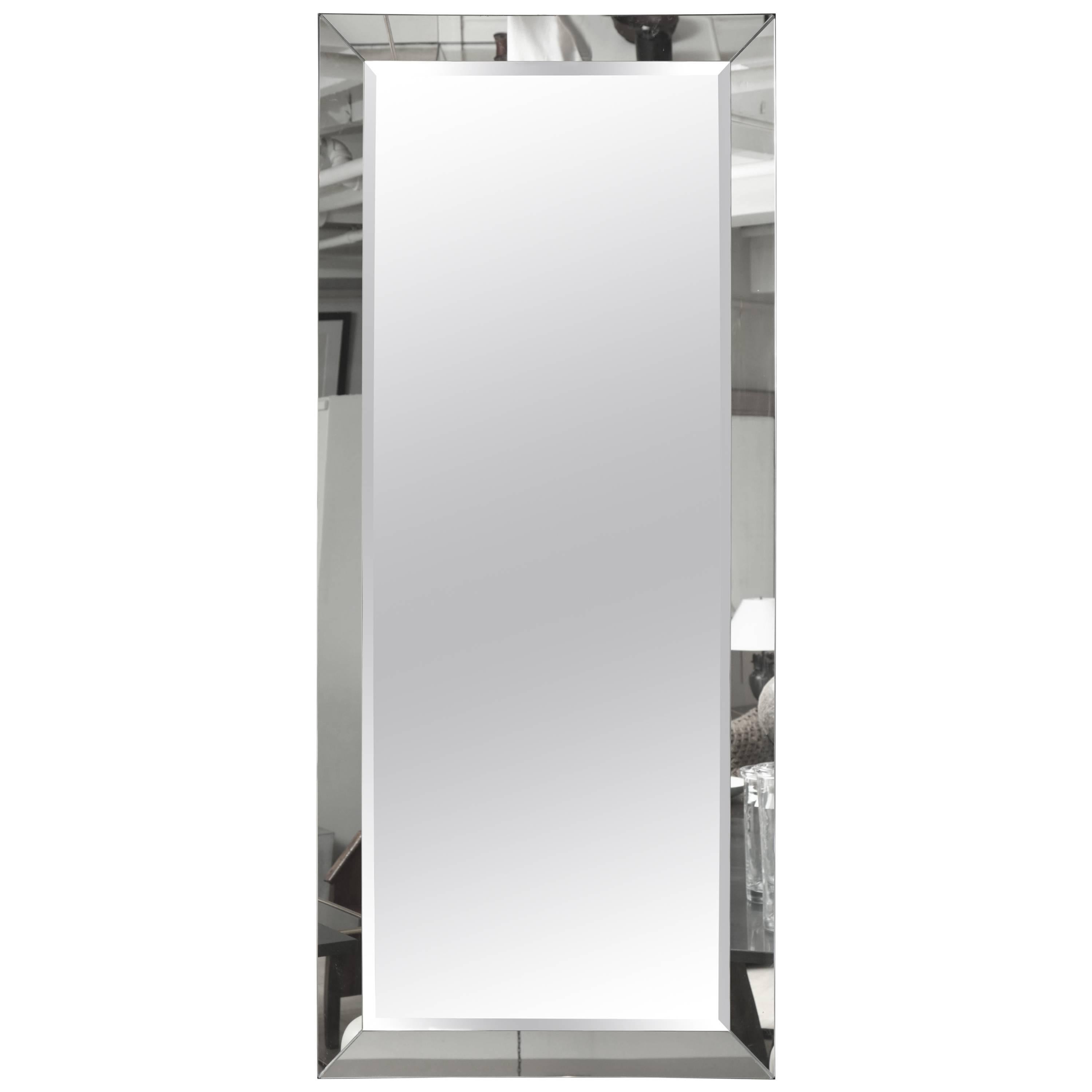 Mid-20th Century Venetian Mirror with Beveled Edges For Sale