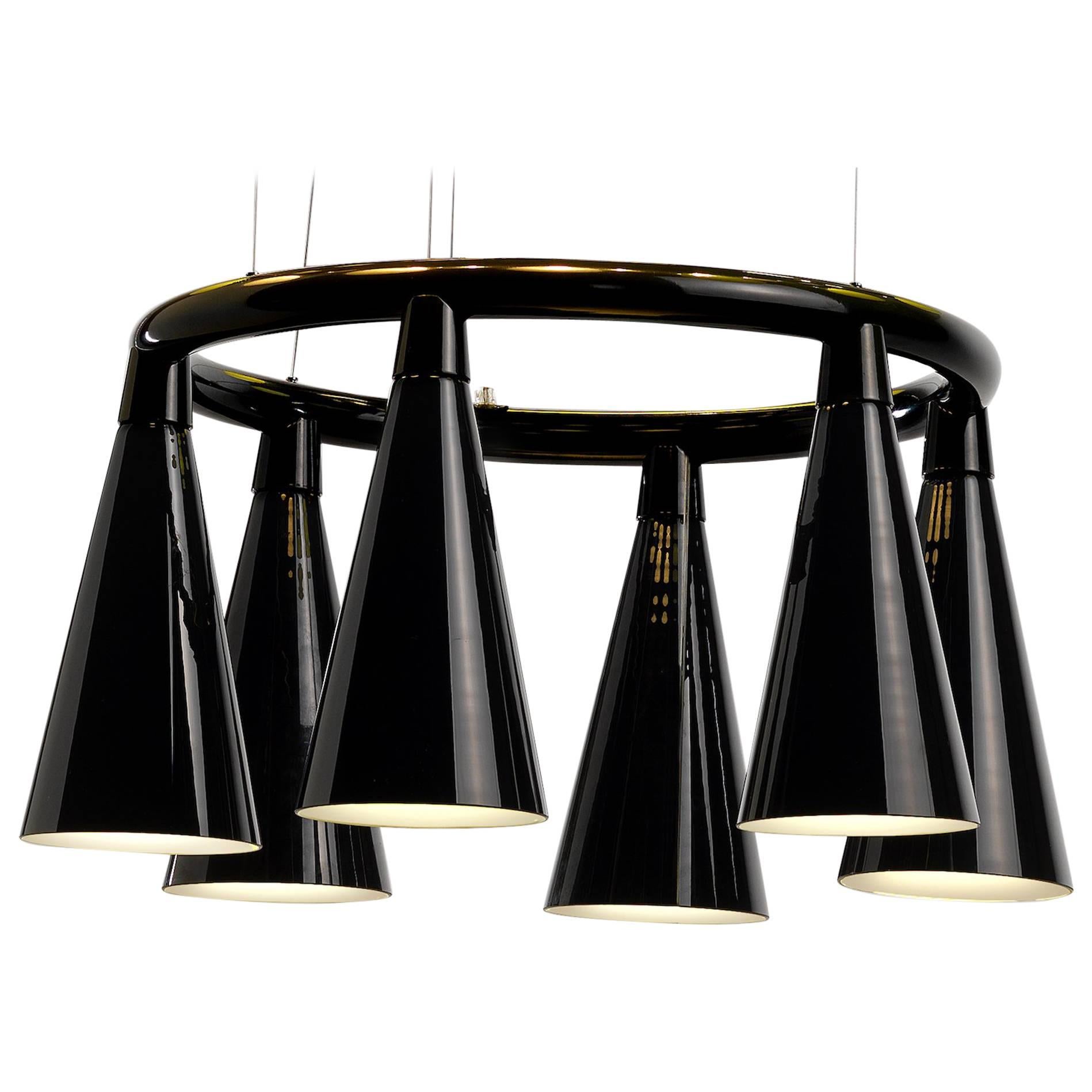 Komori R6 by nendo – Murano Blown Glass Chandelier