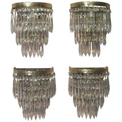 Set of Four Art Deco Wall Lights