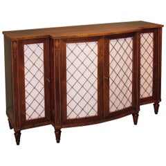 19th Century rosewood breakfront bowfront chiffonier