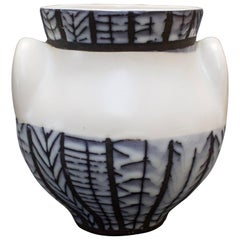Ceramic 'Eared' Vase 'Vase à Oreilles' by Roger Capron, Vallauris, France, 1950s