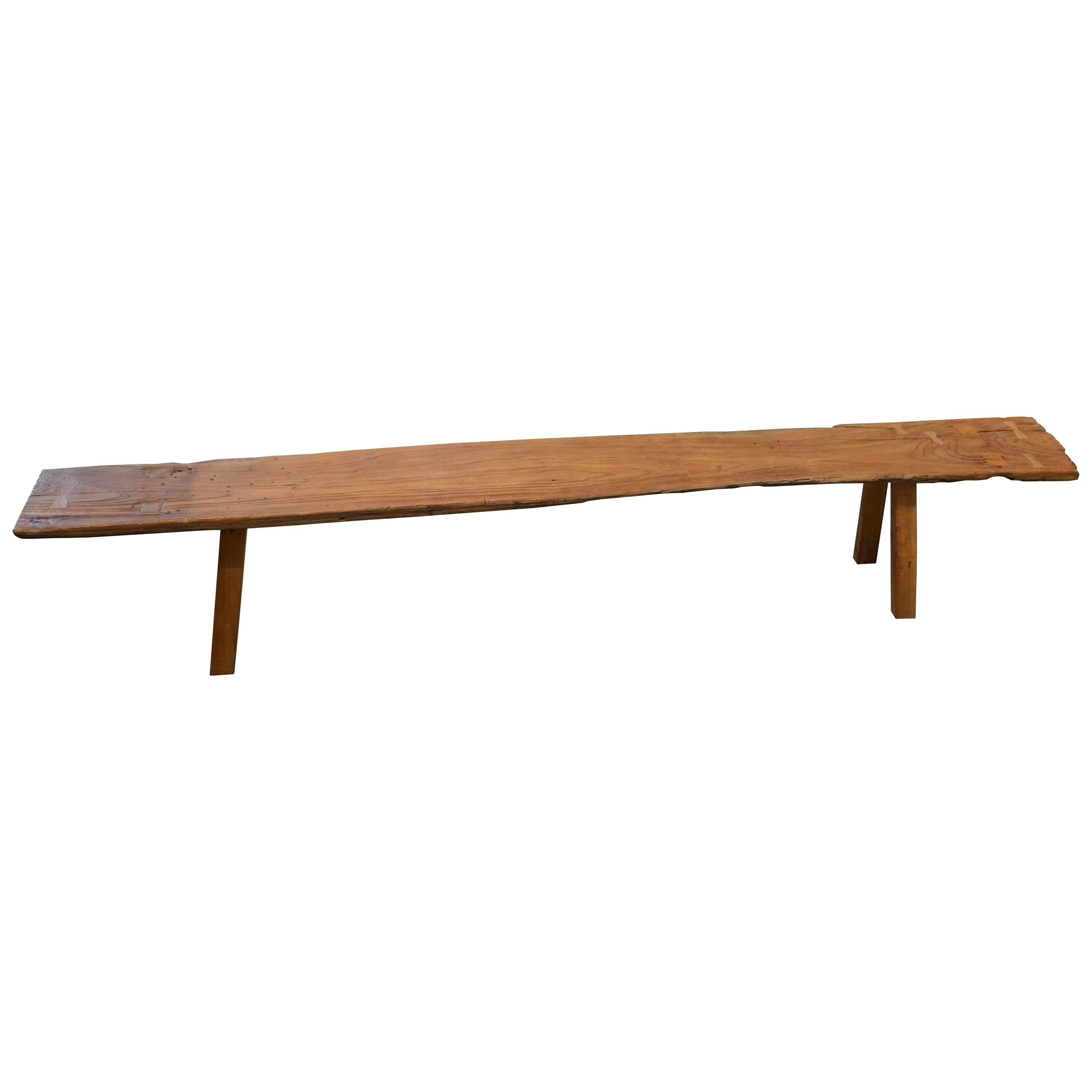 Wabi Sabi Teak Wood Bench