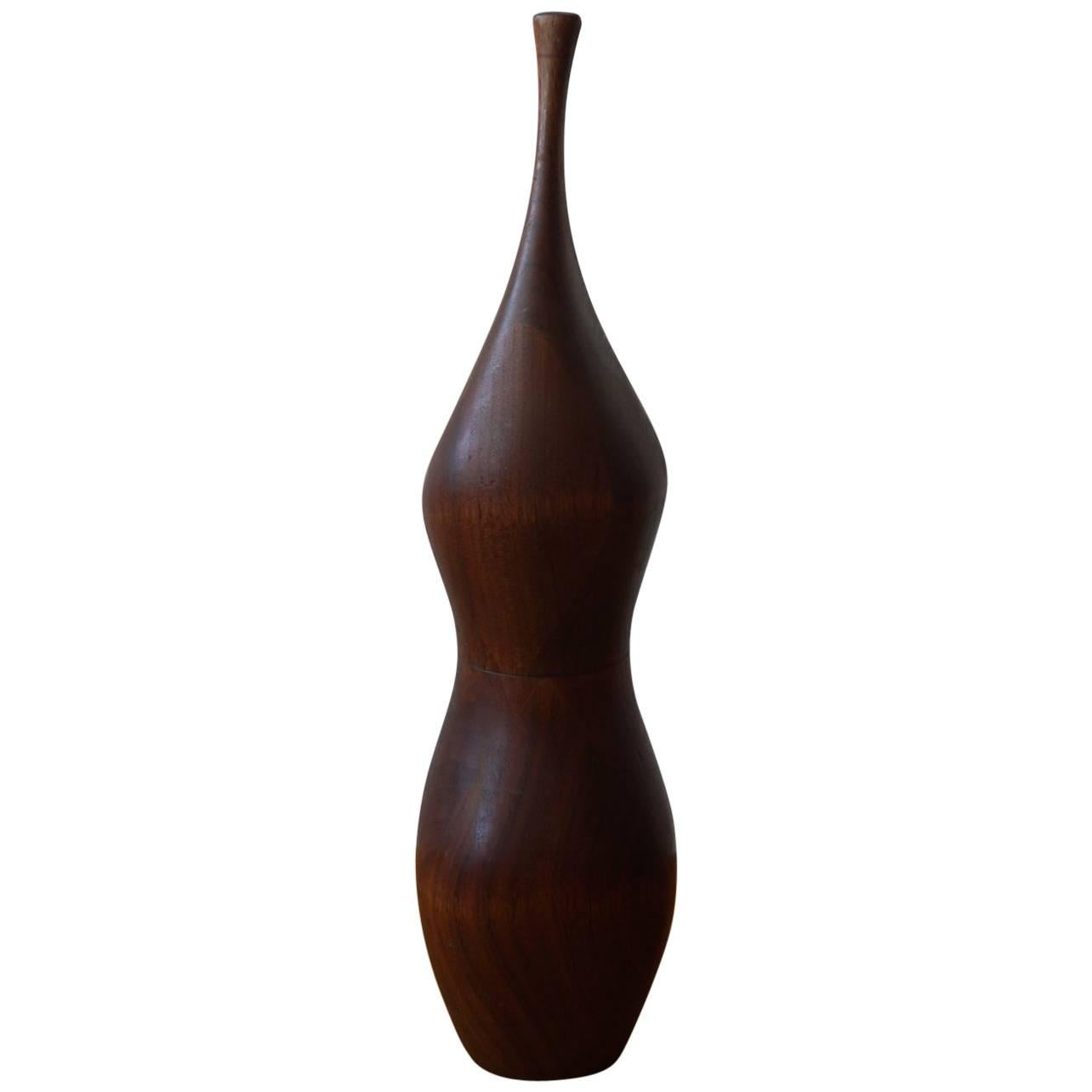 Handcrafted Peppermill by Daniel Loomis Valenza For Sale