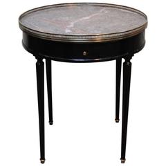 French 19th Century Ebonised Bouillotte Table