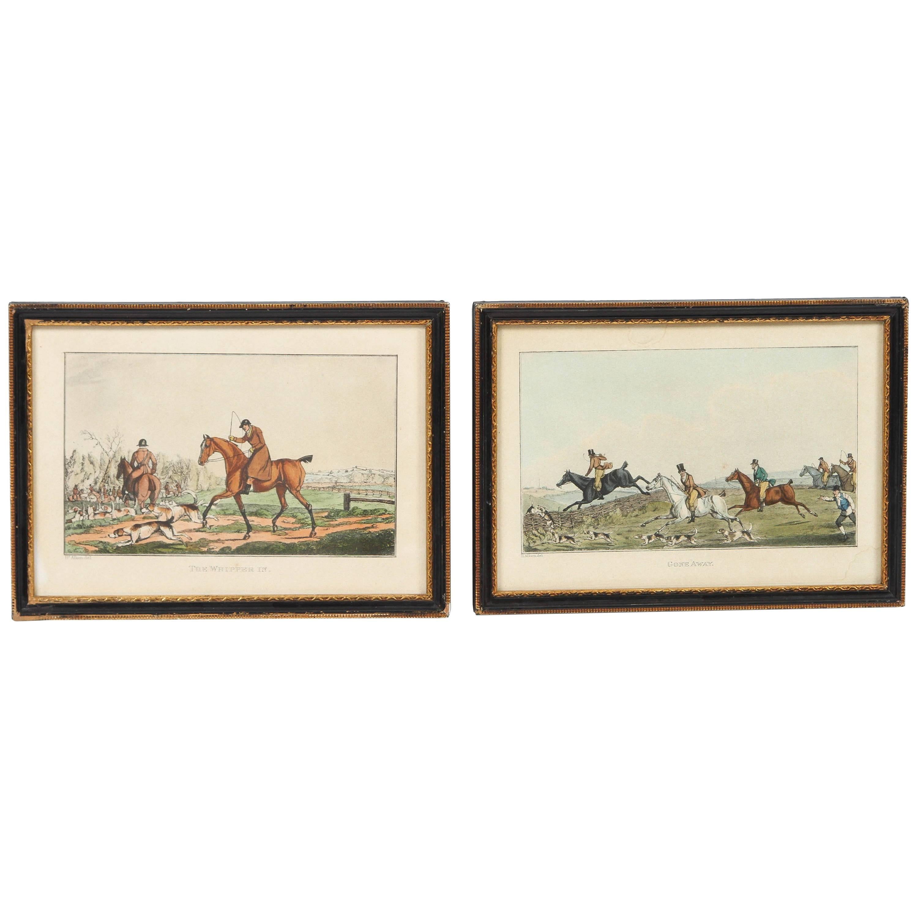 19th Century Copper Engravings of Equestrian Scenes by Henry Alken