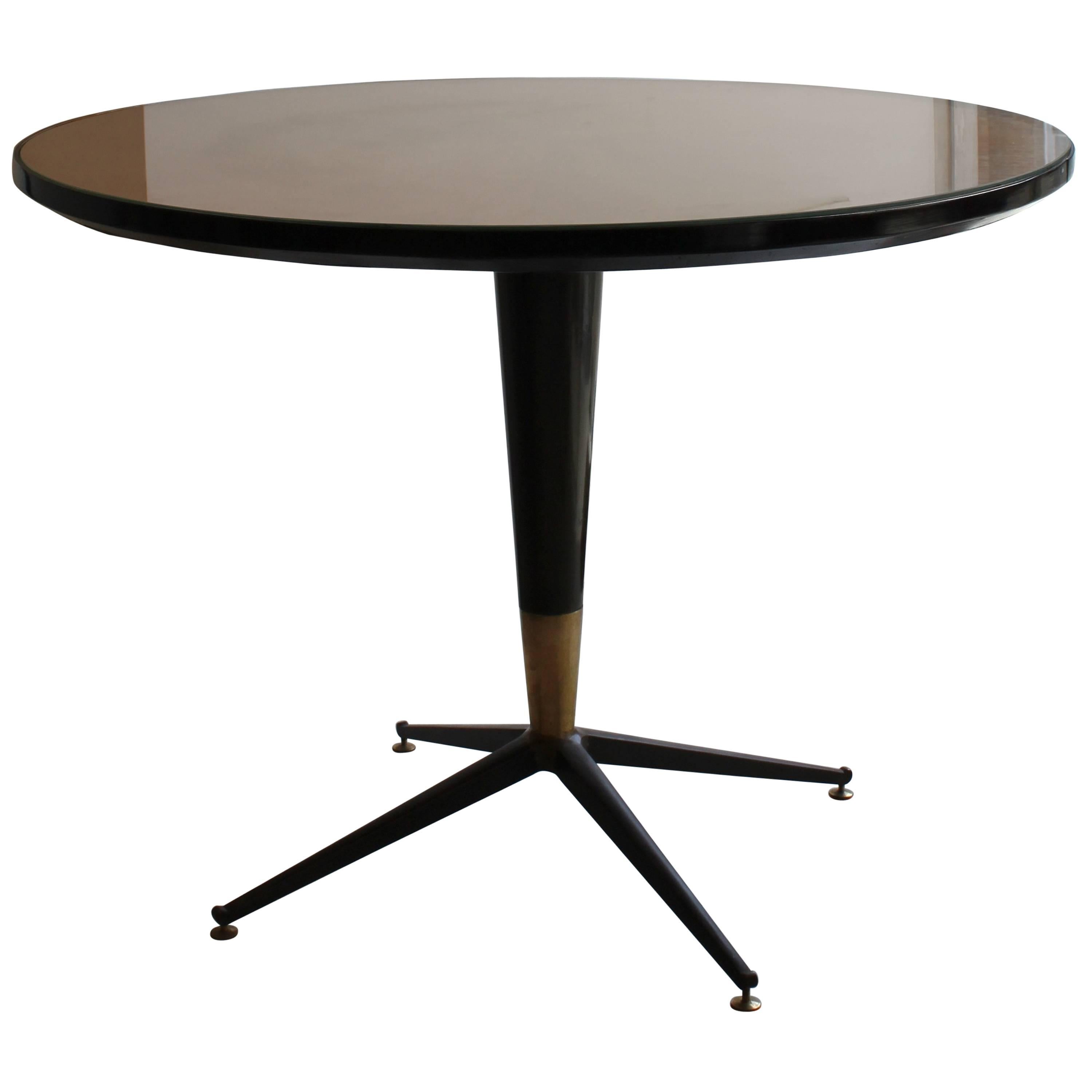 Centre Table with Sunburst Design Top. Italian, 1950s For Sale