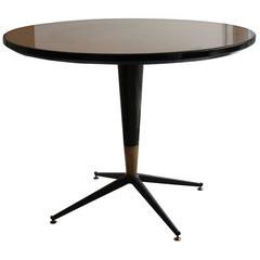 Centre Table with Sunburst Design Top. Italian, 1950s