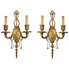 Pair of E. F. Caldwell Two-Arm Wall Sconces 10