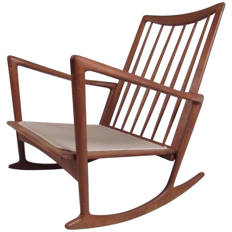 Danish Teak Rocker By Selig For At 1stdibs Danish Teak Rocker By Selig For