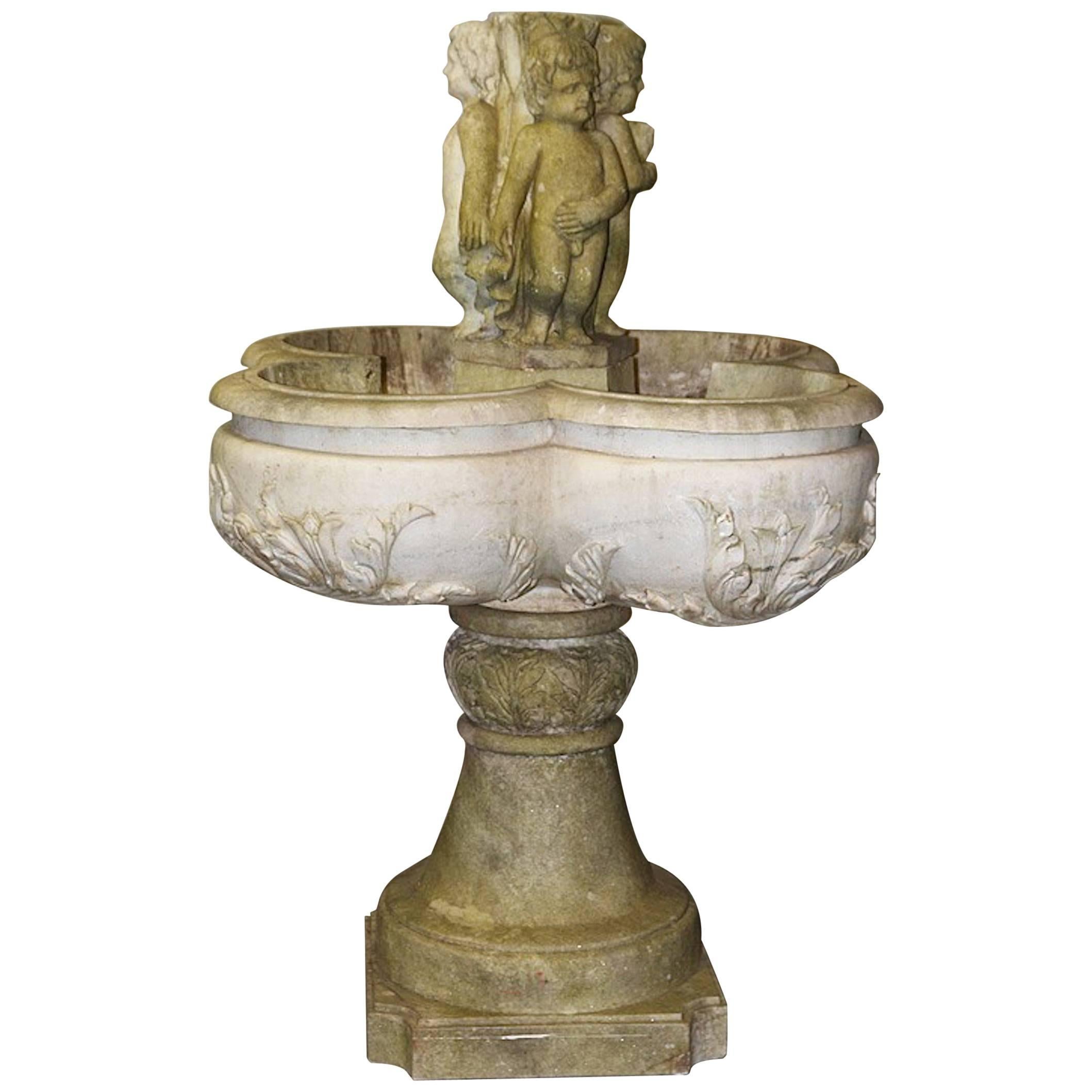 Garden Fontain Set For Sale at 1stdibs