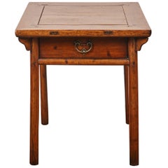 Early 18th Century, Chinese Poplar Square Table