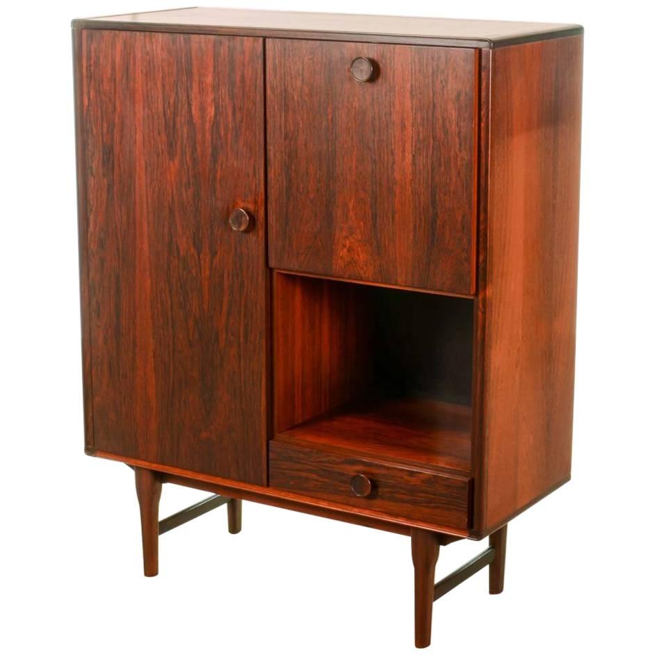 Mid-Century Dutch Design Rosewood Bar Cabinet for Fristho Franeker