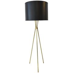 Gerald Thurston for Lightolier Brass Tripod Floor Lamp, circa 1965 10