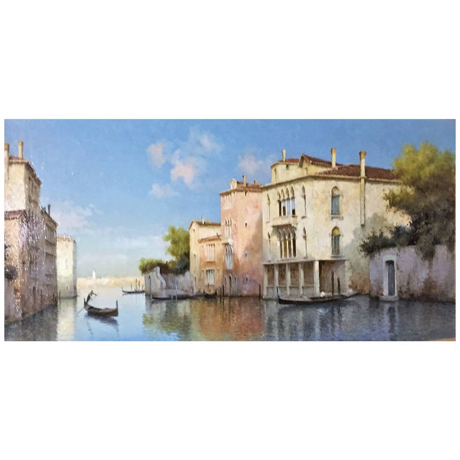 Antoine Bouvard 'Marc Aldine', “Summer Morning, Venice" Oil Painting, 1905