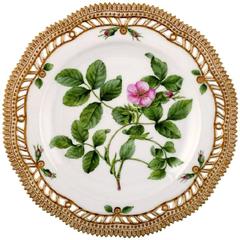 Royal Copenhagen Flora Danica Reticulated Dinner Plate