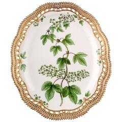 Royal Copenhagen Flora Danica Pierced Platter # 20/3537