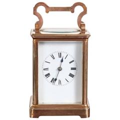 Quality Antique Brass French Carriage Clock