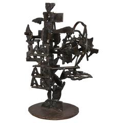Robert Sestok "Four Times Art" Welded Sculpture 6