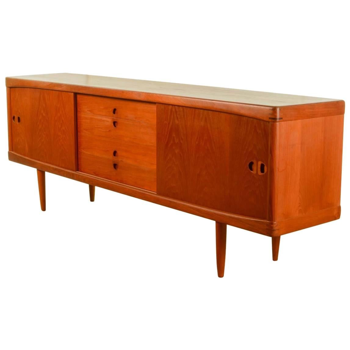 Mid-Century Large Danish Sideboard or Credenza by H.W. Klein for Bramin