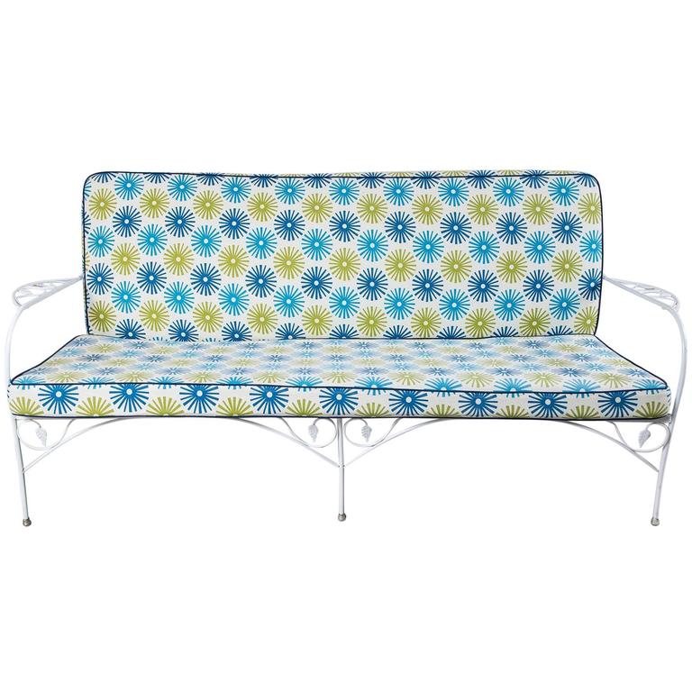 Vintage Wrought Iron Sofa For At 1stdibs Vintage Wrought Iron Sofa For