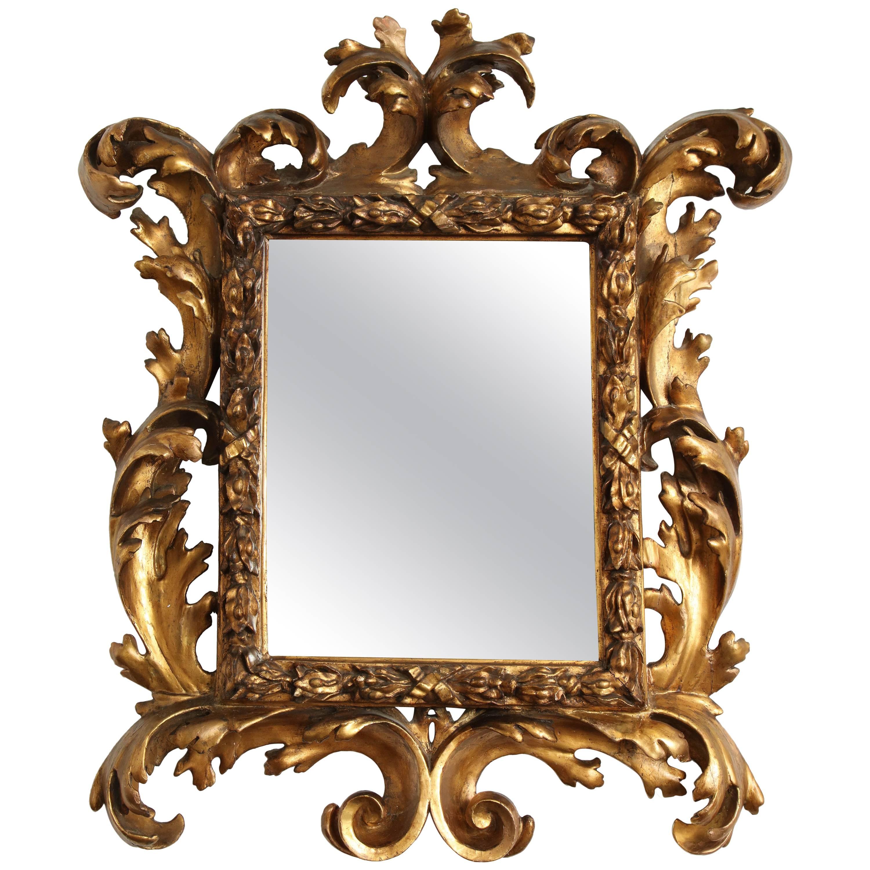 Fabulous 18th Century Italian Baroque Mirror