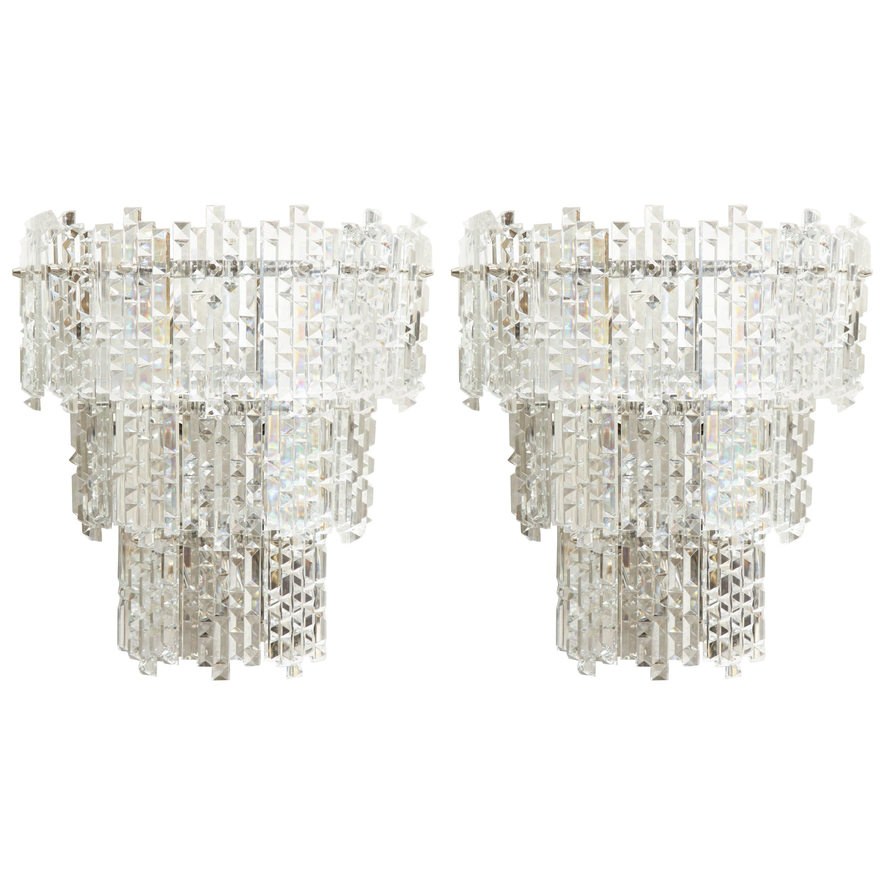 Kinkeldey Geometric Faceted Sconces