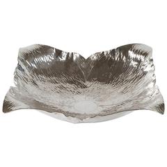 Hammered Silver Dogwood Bowl by Ben Caldwell
