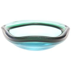 Italian Murano Sommerso Glass Bowl /SATURDAY SALE 5