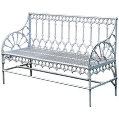 Cast Iron Gothic Bench