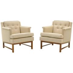 Pair of Edward Wormley for Dunbar Lounge Chairs in Perfect Condition 6