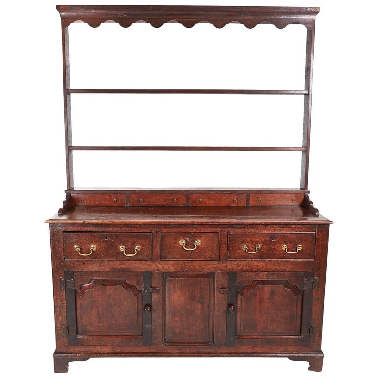 Early 18th Century Oak Welsh Dresser For Sale At 1stdibs