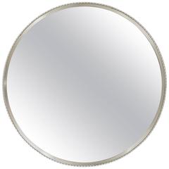 Round Nickel-Plated Brass Mirror 10